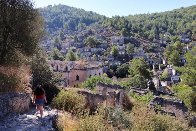 Verlassenes Dorf in der Türkei Fethiye Kayakoy