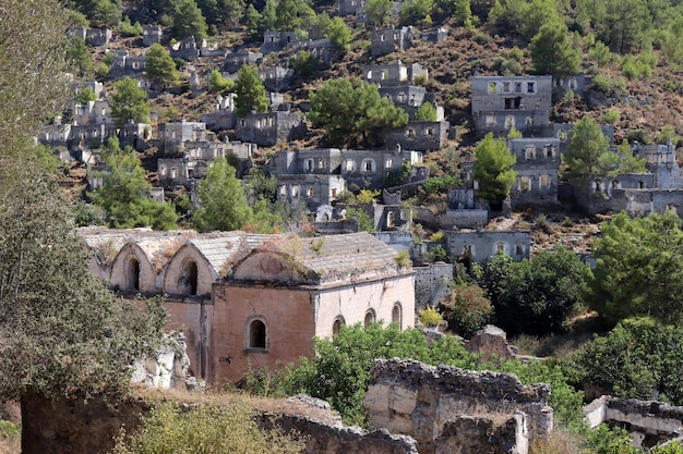 Verlassenes Dorf in der Türkei Fethiye Kayakoy
