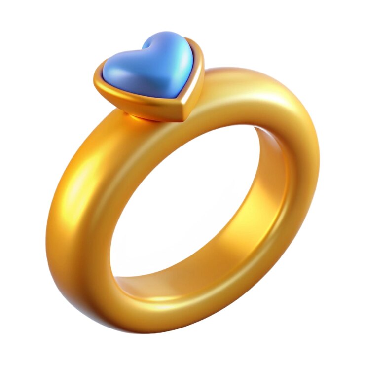 Foto verlobungsring-symbol