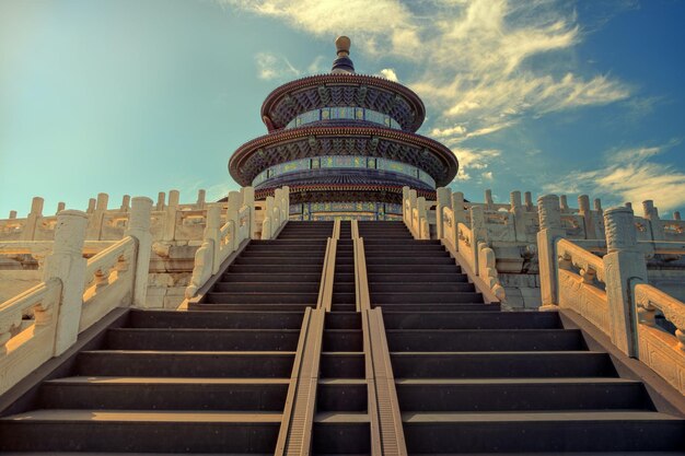 Verlorener Tempel in China Foto