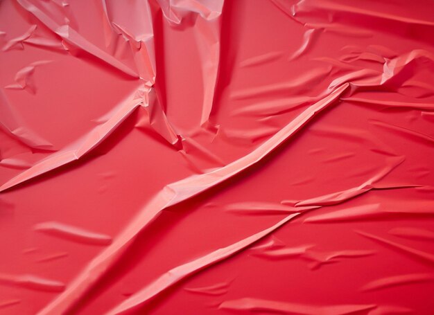 vermelho papel amassado cartaz textura fundo vermelho