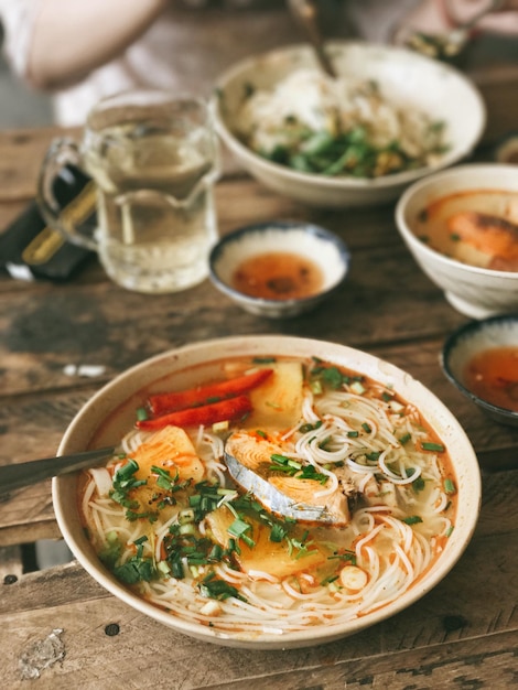 Vermicelli de peixe vietnamita