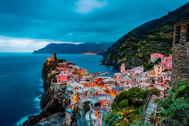 Vernazza Dorf Cinque Terre in Italien