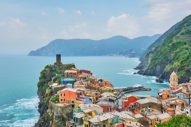 Vernazza Dorf, Cinque Terre, Ligurien, Italien