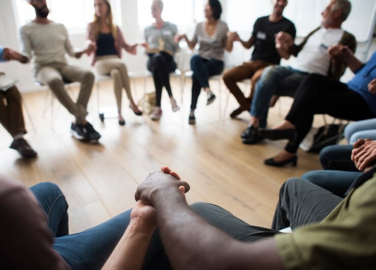 Foto vernetzungsseminar meet ups concept