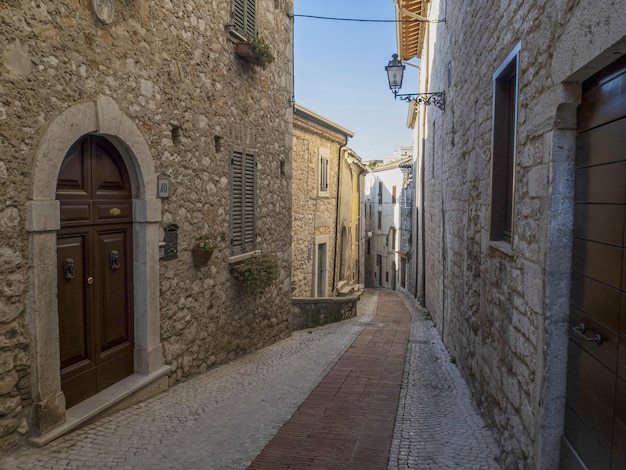 Veroli pueblo medieval lacio vista frosinone