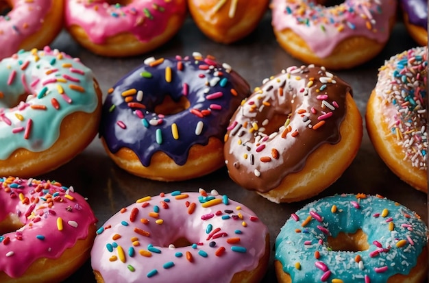 Verpackung von Donuts