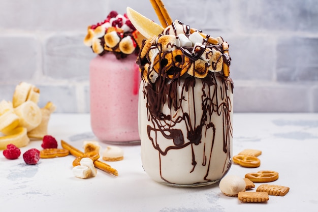 Verrückter Freakshake-Food-Trend