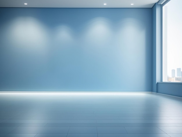 Versátil Serenity Universal Fundo azul minimalista para apresentações