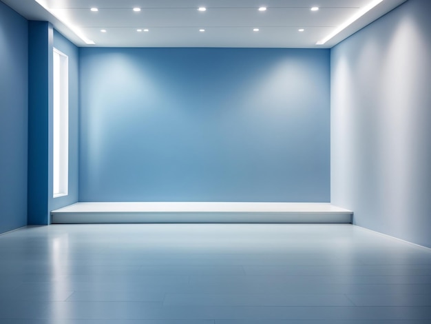 Versátil Serenity Universal Fundo azul minimalista para apresentações