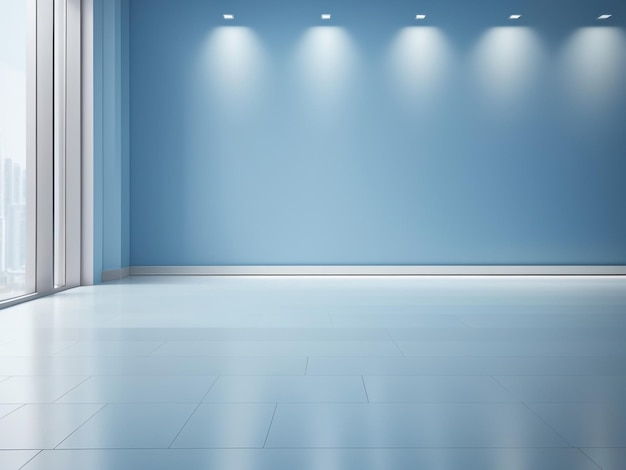 Versátil Serenity Universal Fundo azul minimalista para apresentações