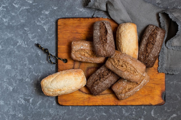 Verschiedene Brotsorten an Bord