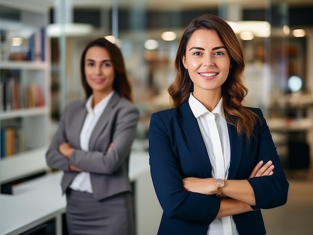 Verschiedene Bürofachleute zeigen Teamarbeit und Vertrauen