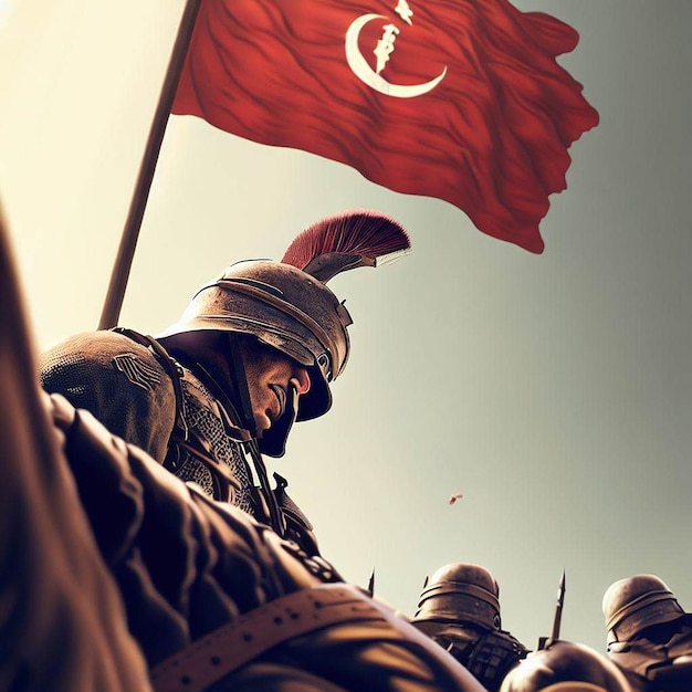 Foto verschiedene designs zum türkischen nationalfeiertag