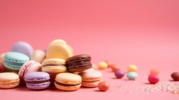 Verschiedene Macarons