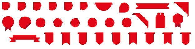 Verschiedene Verkaufsetiketten-Symbole