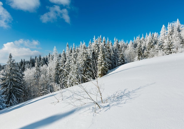 Verschneite Winterberglandschaft