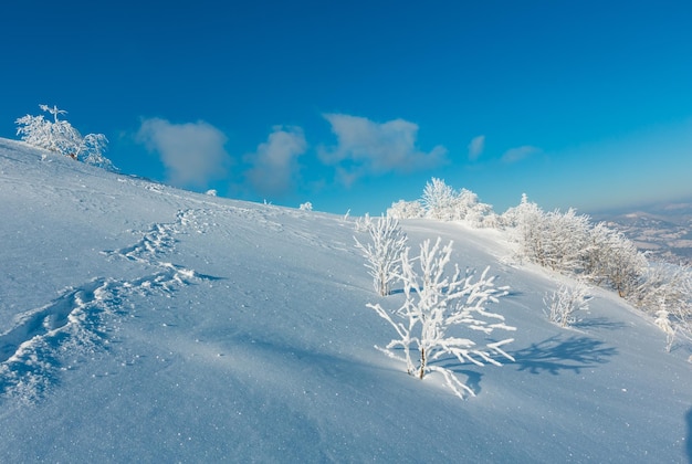 Verschneite Winterberglandschaft