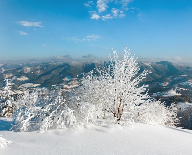 Verschneite Winterberglandschaft