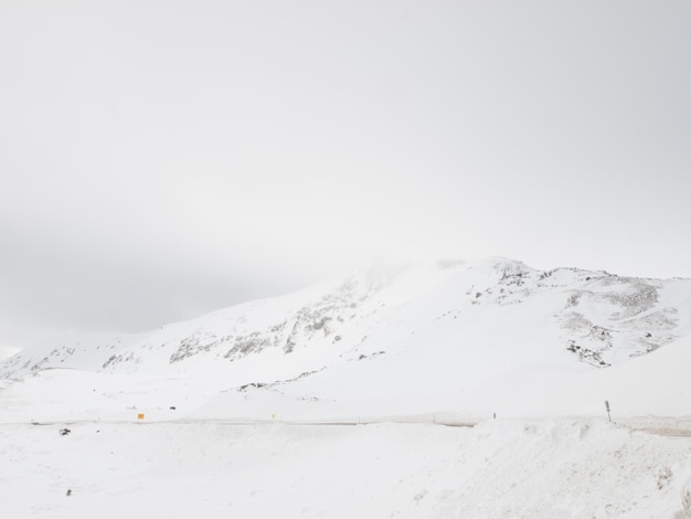 Verschneite Winterszene hoch im Berg. Colorado Rocky Mountains USA.