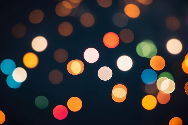 Verschwommene Bokeh-Lichter