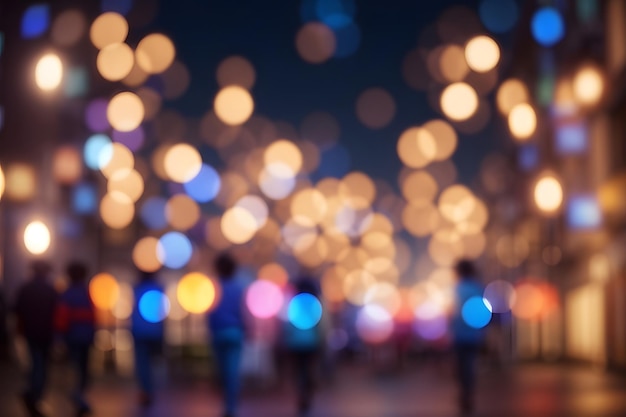 Verschwommene Lichter Bokeh-Hintergrund