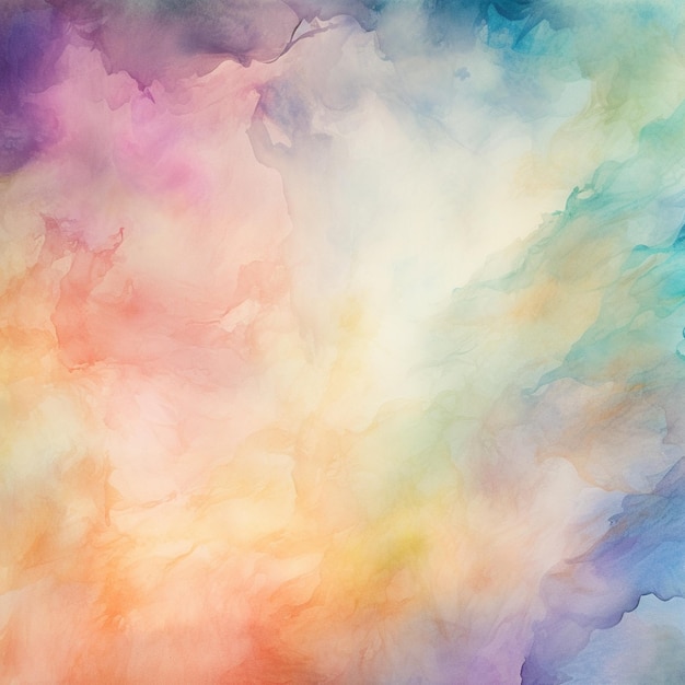 Foto verschwommene pastelltone aquarellmalerei
