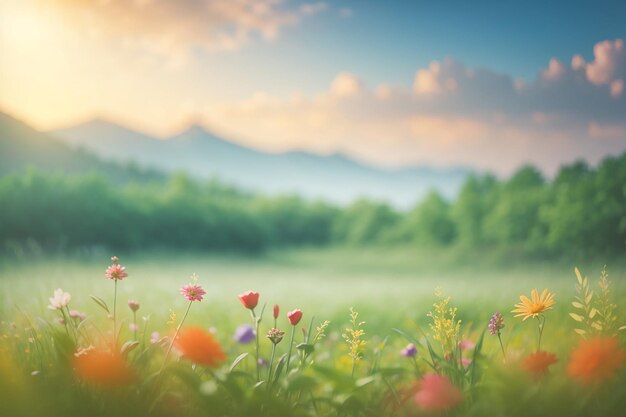 verschwommener Naturhintergrund