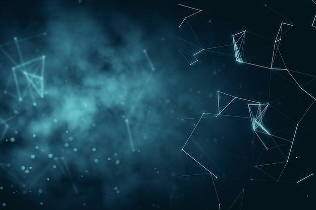 Verschwommener polygonaler Hintergrund