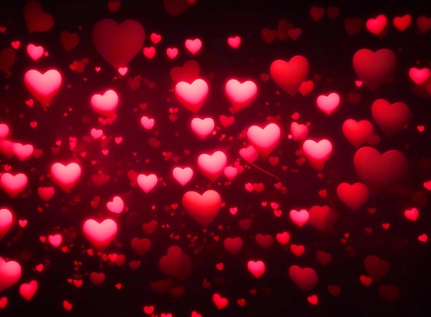 Verschwommenes Fest Valentinstag Liebe Tapete farbenfroher Hintergrund