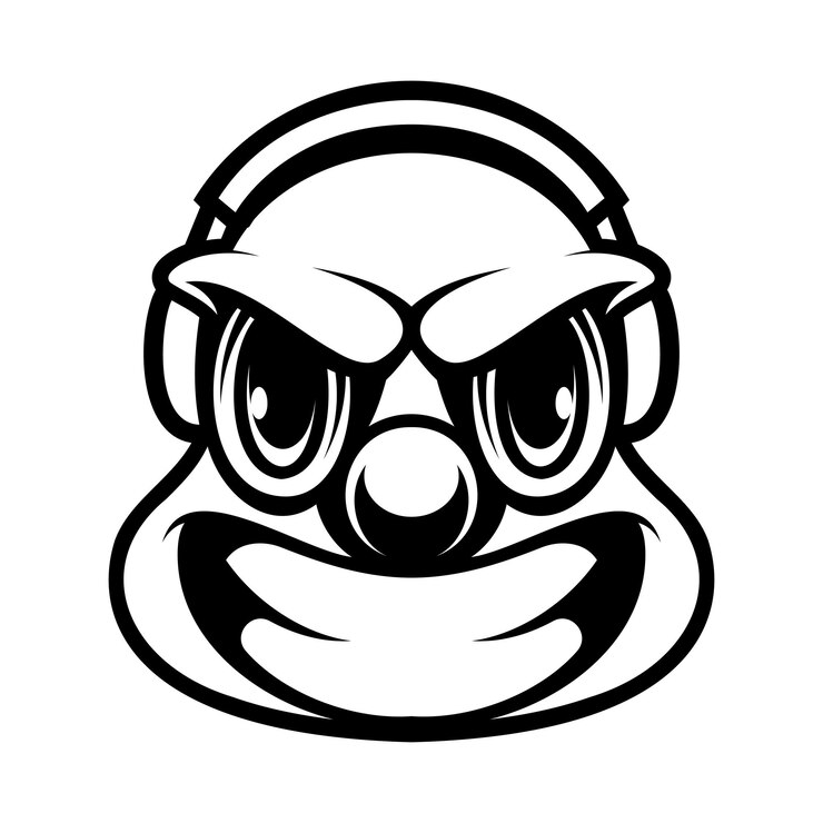 Foto versión del esquema de los auriculares del payaso