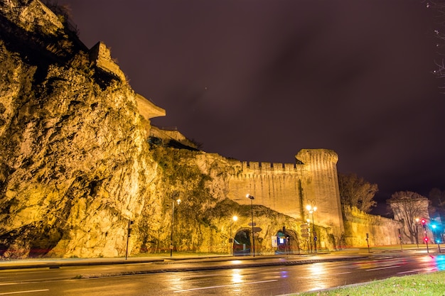 Verteidigungsmauern des UNESCO-Weltkulturerbes von Avignon in Frankreich