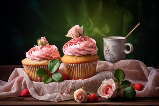 Vertikale Aufnahme eines wunderschönen Kuchen mit Weihnachtstopps