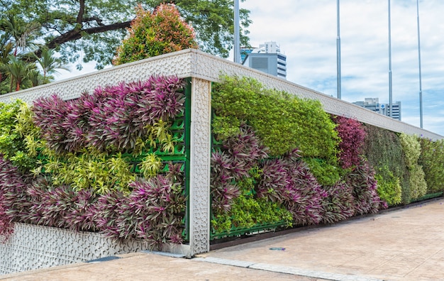 Vertikaler Garten im Zentrum von Kuala Lumpur