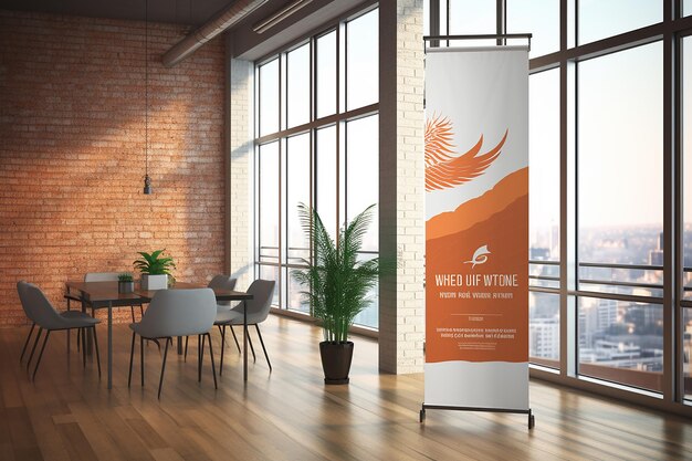 Vertikales Banner-Mockup