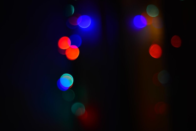 Verwirrte Lichter in der Nacht