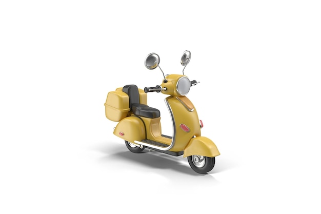 Vespa de dibujos animados