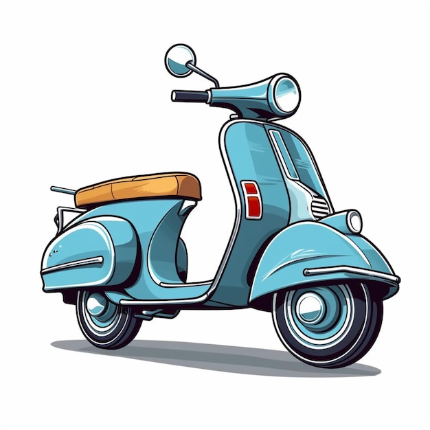 Vespa logo cartoon 7