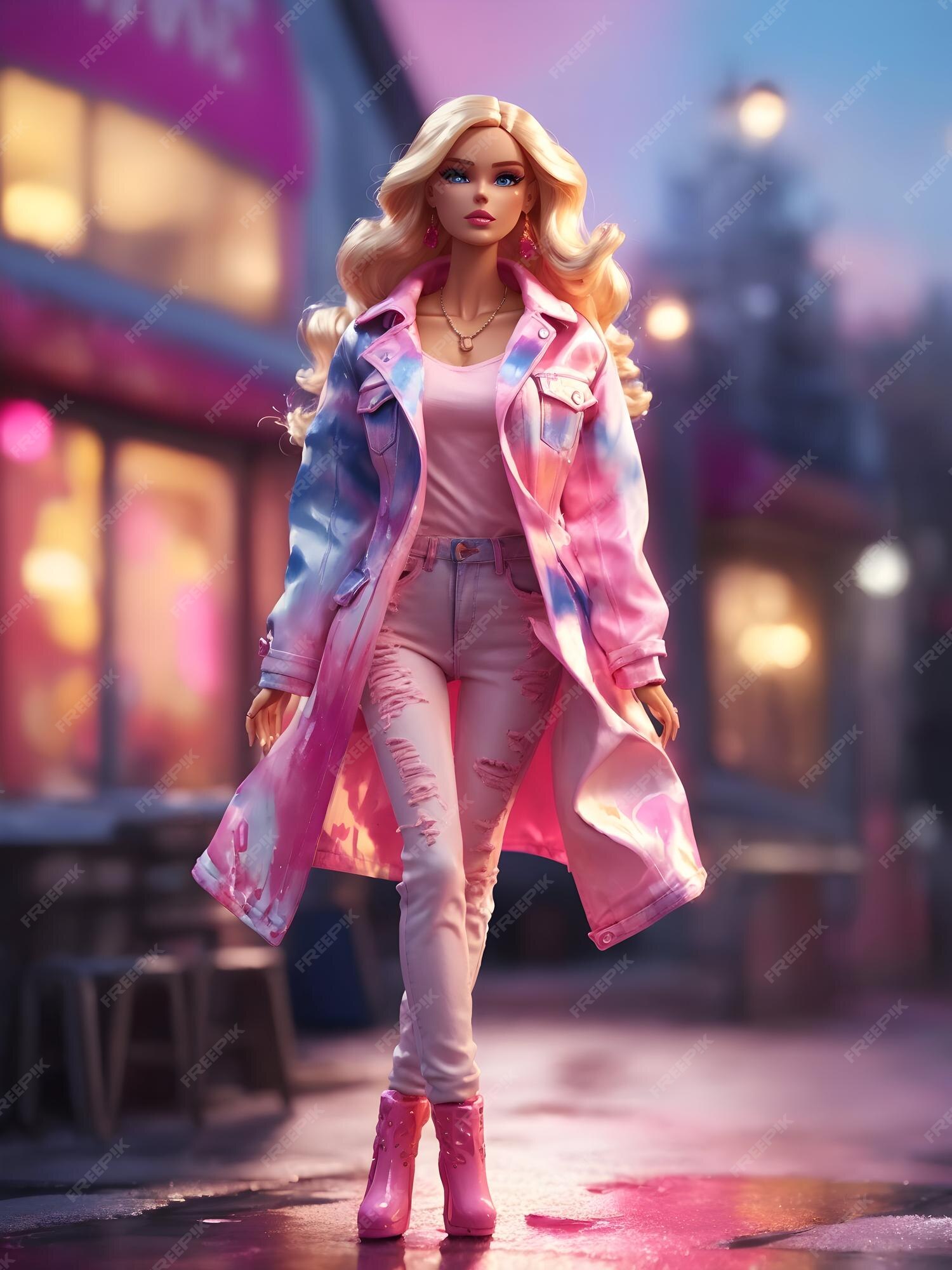 Barbie Roupas Fashion Casaco de Inverno Rosa - Mattel