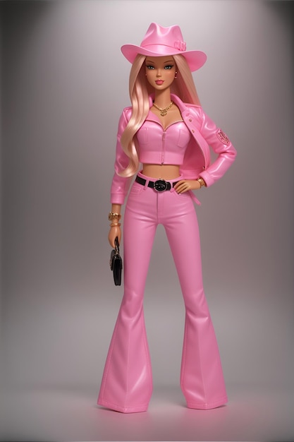 Vestido de moda de Barbie