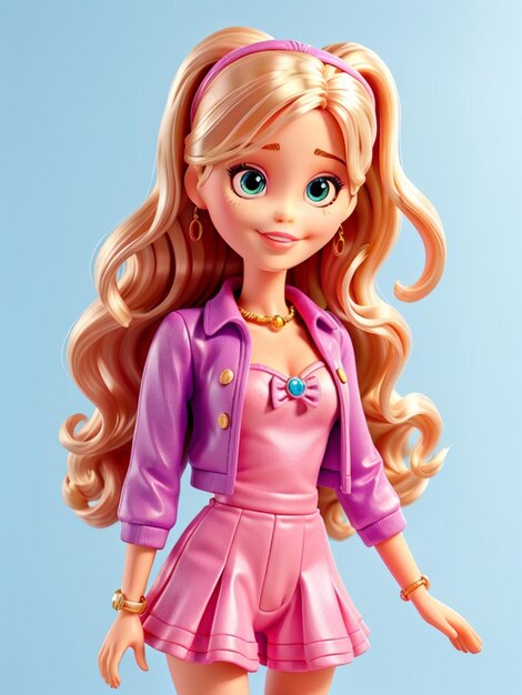 Vestido de moda de verano de Barbie adicto a las compras