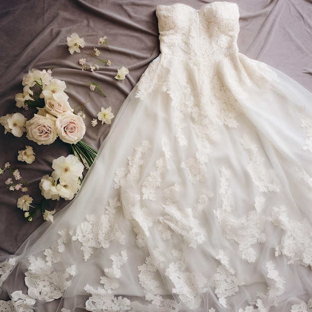 vestido de novia tela de mesa de textura muy