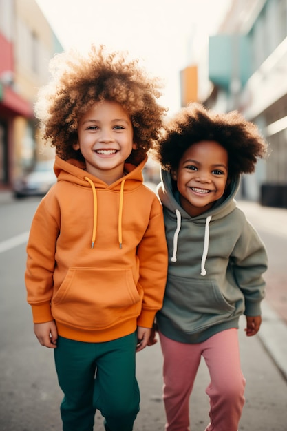 Vestido de otoño neutro para niños