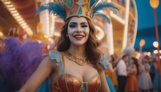 Foto vestidos de carnaval chicas feliz despedida