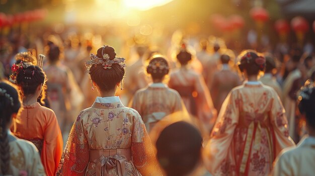 Foto vestidos tradicionales hermosas imágenes de fondo