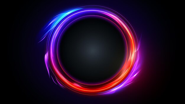 Foto vetor_abstract_background_with_a_glowing_neon