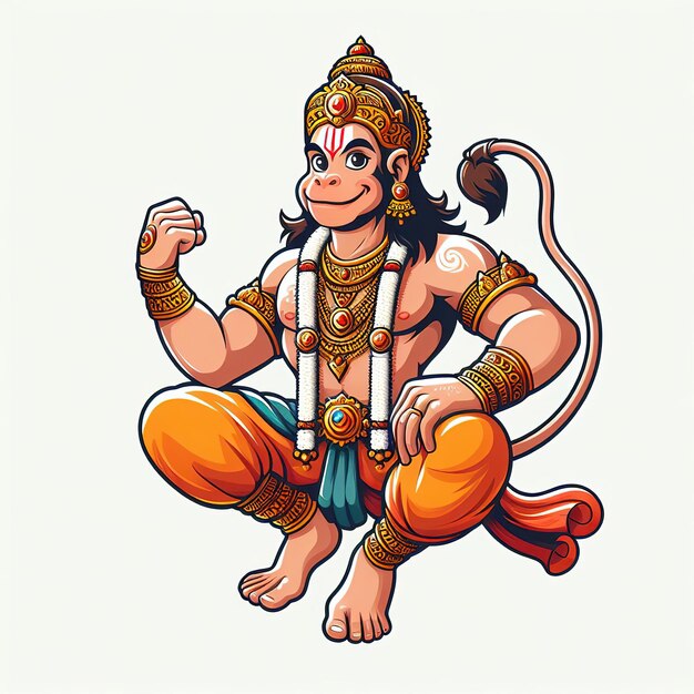 vetor de Hanuman