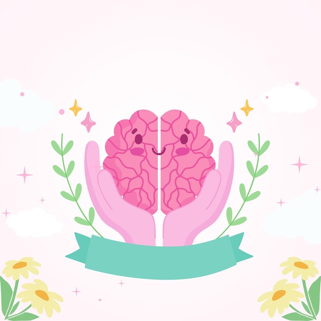 vetor de ilustração de saúde mental