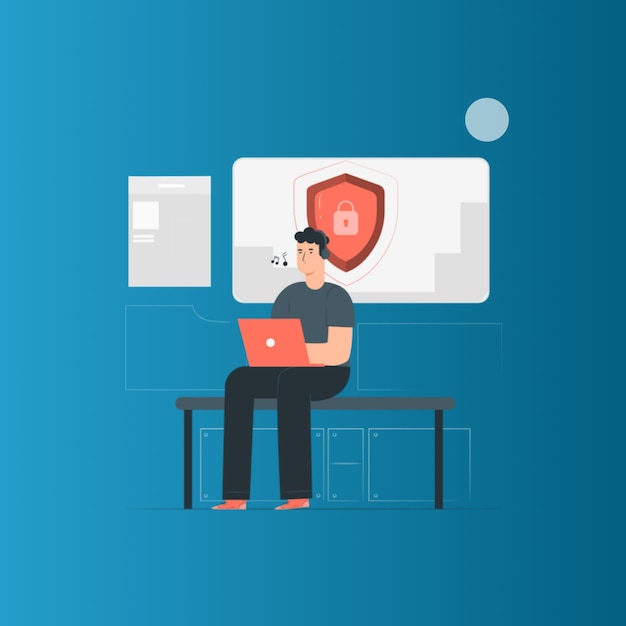 Vetor de marketing de mídia social