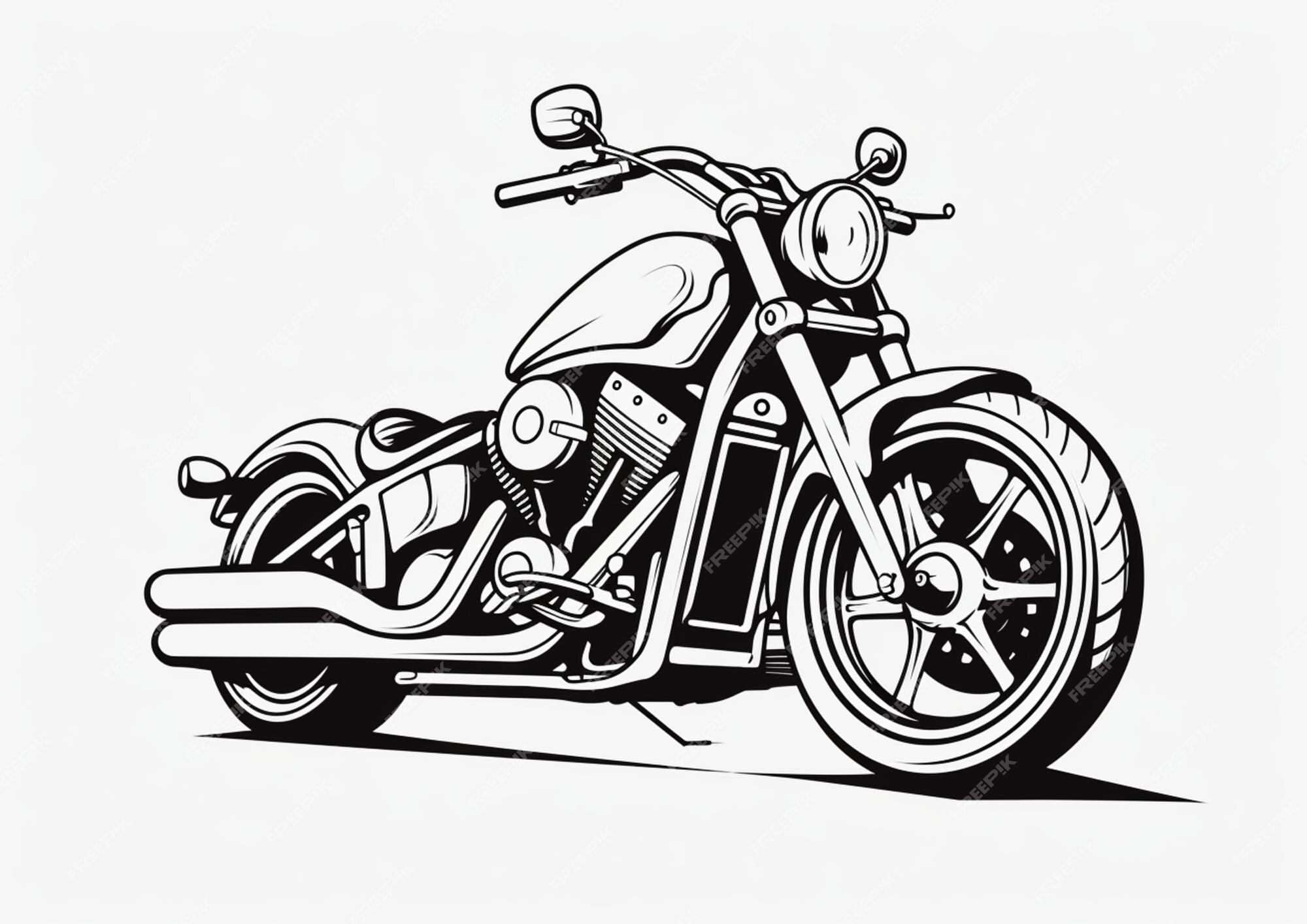 desenho do motociclista isolado desenhado à mão 1330831 Vetor no Vecteezy